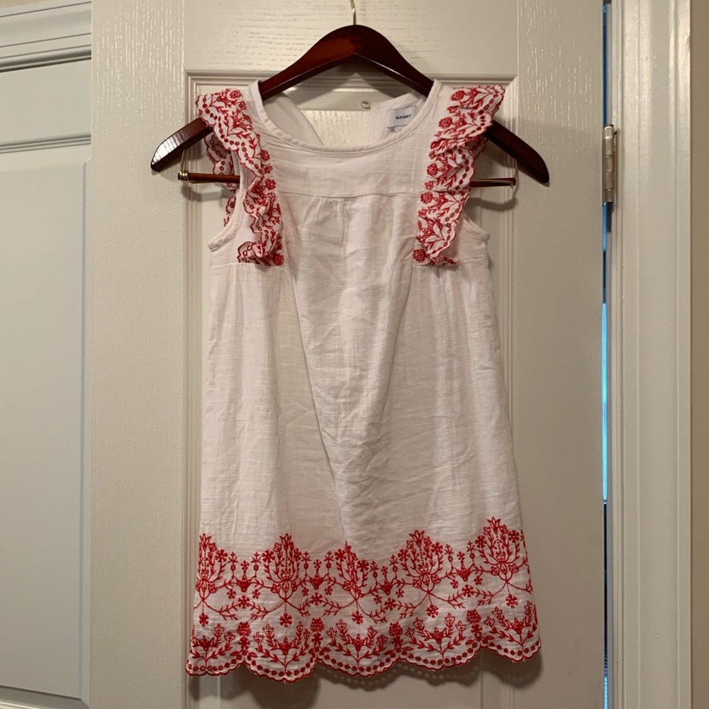 Old Navy Embroidered Linen Dress